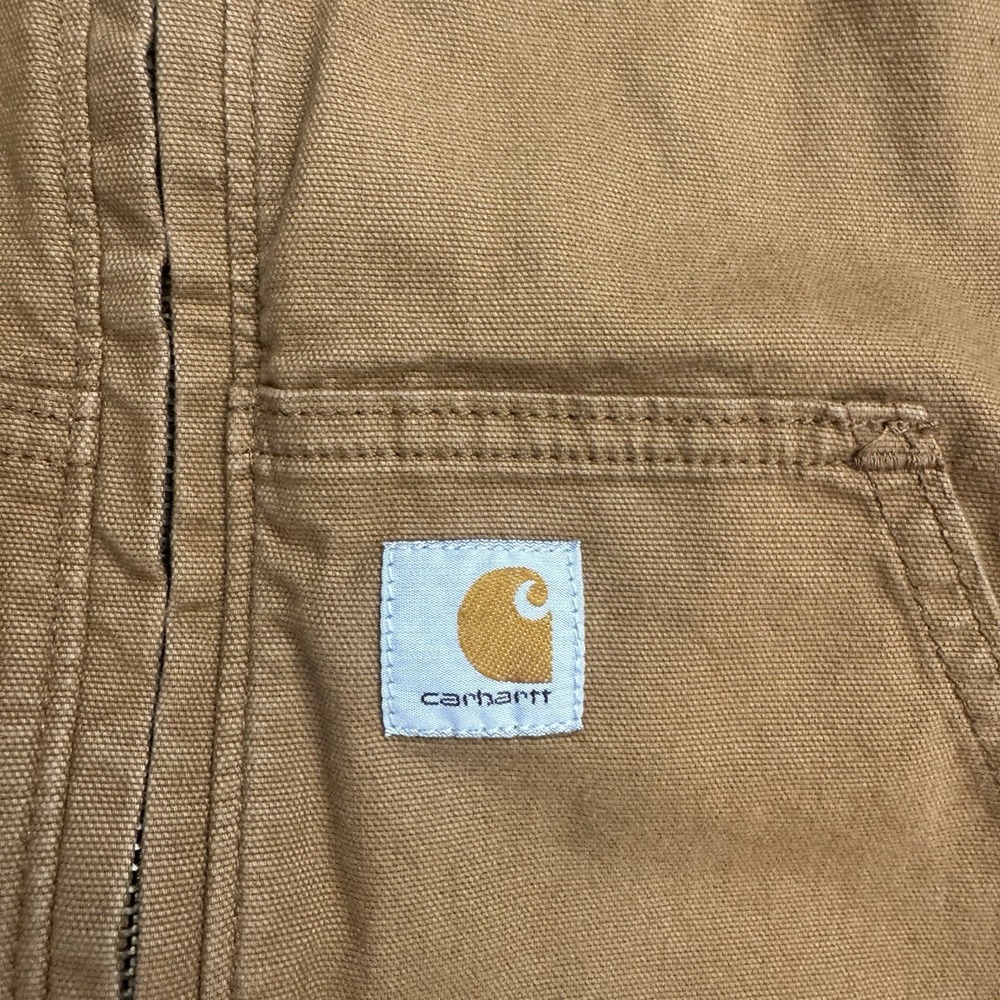 Carhartt Rugged Flex Jacket Women XXL Brown Workwear Full Zip Relaxed Fit - Picture 4 of 12